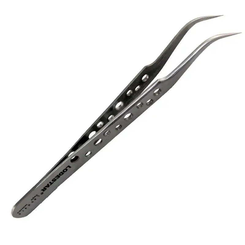 Frosted Hardened Olecranon Tweezers with Hole Design - Image 4