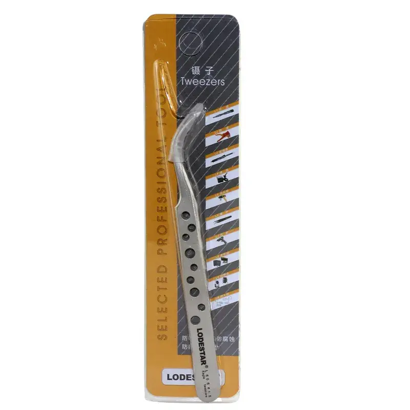 Frosted Hardened Olecranon Tweezers with Hole Design - Image 5