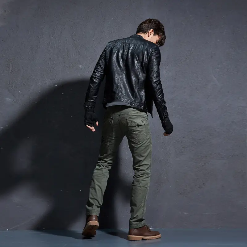 Men's Pure Cotton Slim Fit Straight Waist Pants - Image 6