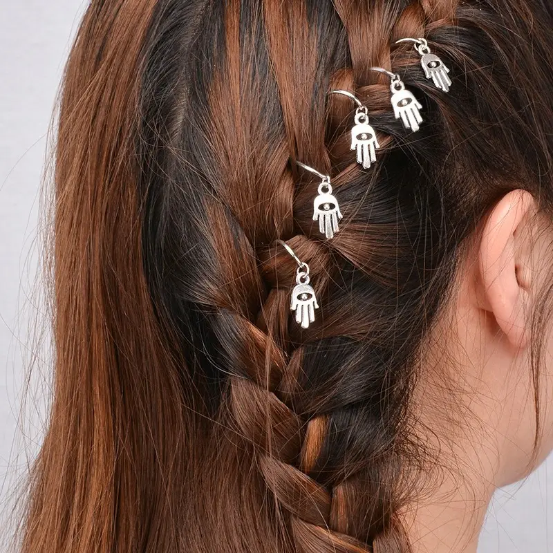 European & American Cross-Country Hair Ornament with Hand Hat Design