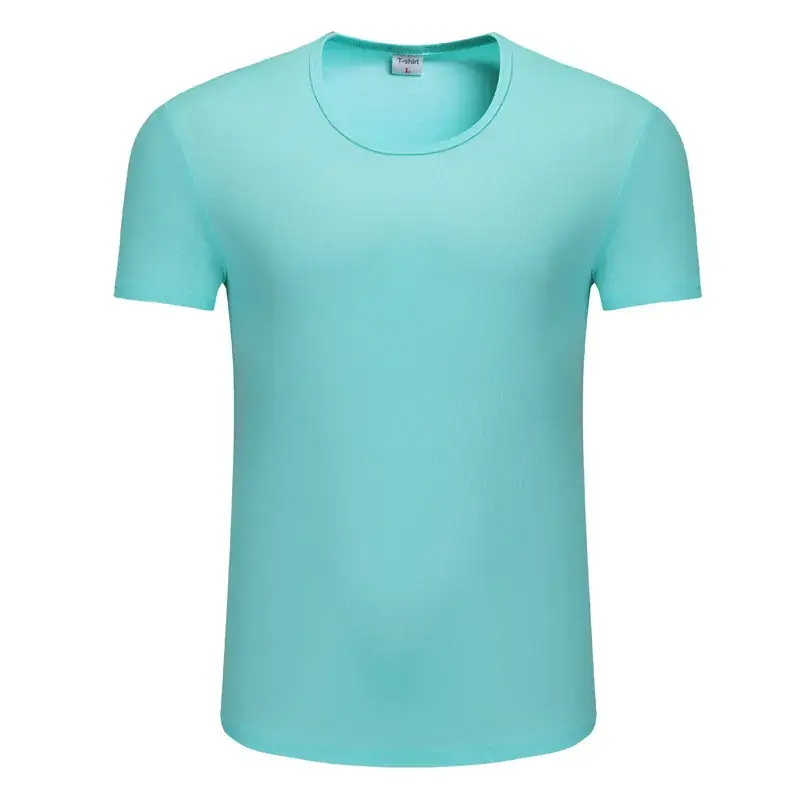 Pink Short Sleeve Crewneck T-Shirt for Men Women - Image 11