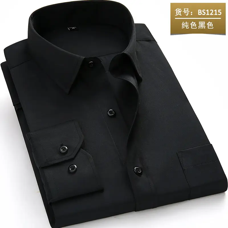 Men Blue Striped Long Sleeve Shirt Plus Size - Image 10