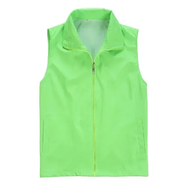 Volunteer Vest High Visibility Orange with Reflective Stripes - Image 11
