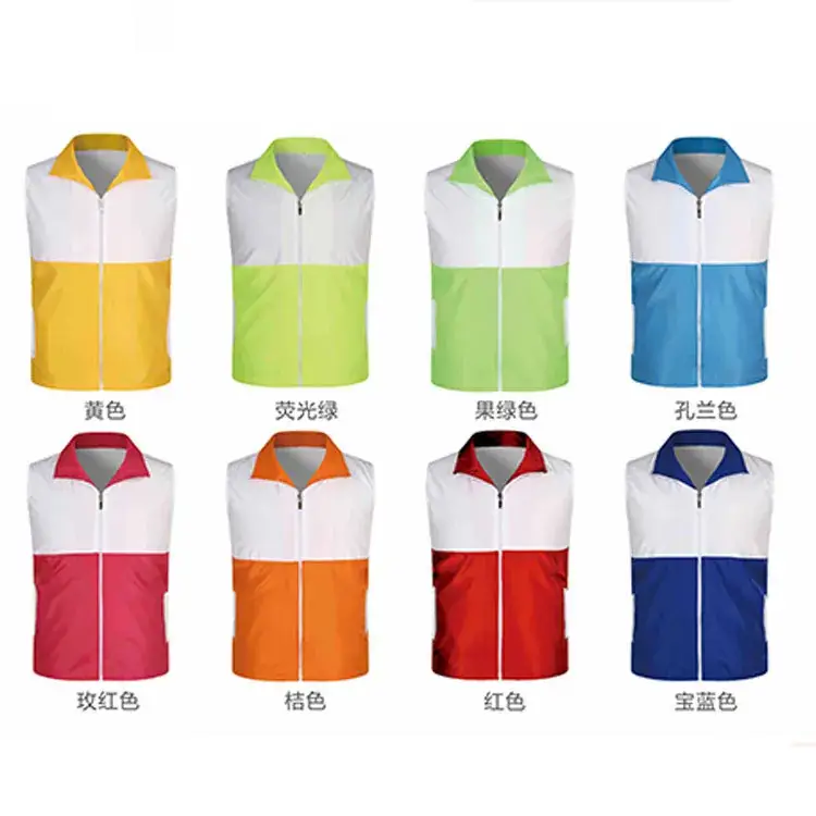 Volunteer Vest High Visibility Orange with Reflective Stripes - Image 16