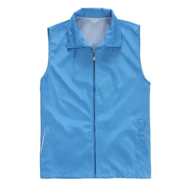 Volunteer Vest High Visibility Orange with Reflective Stripes - Image 4