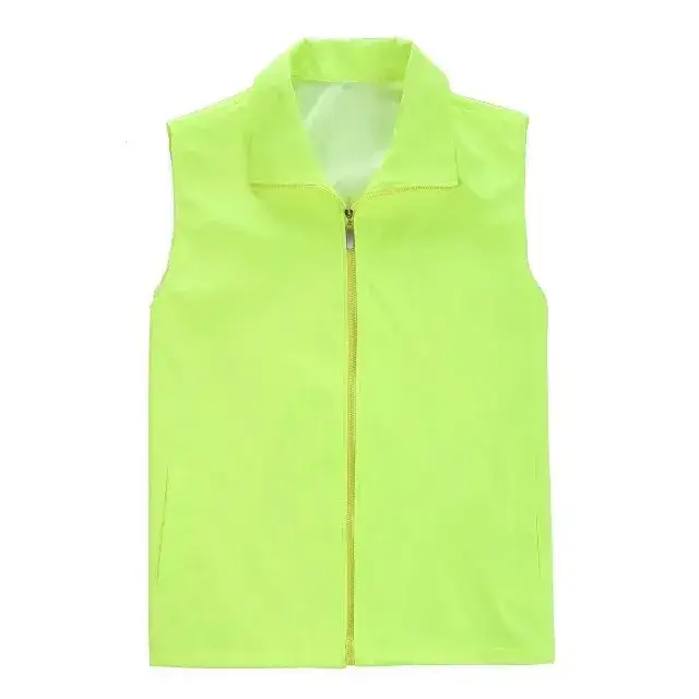 Volunteer Vest High Visibility Orange with Reflective Stripes - Image 8