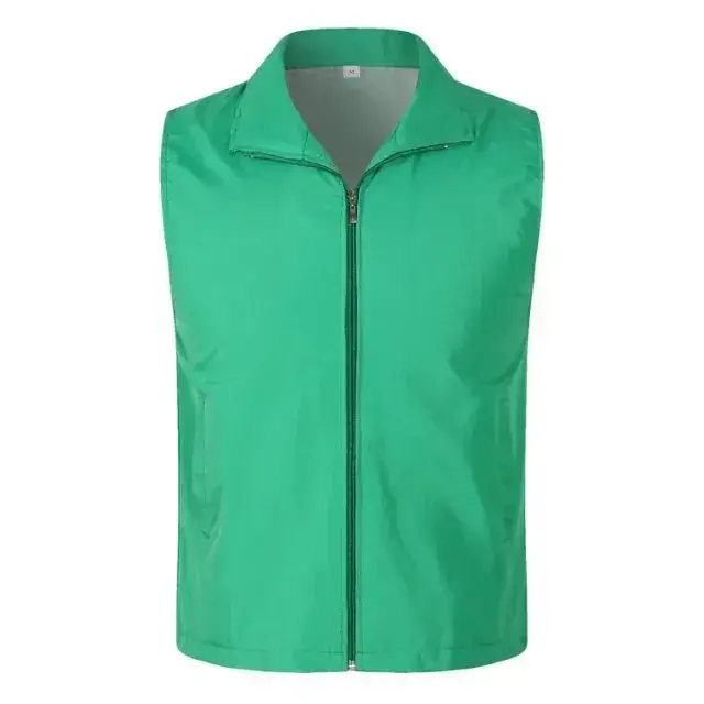 Volunteer Vest High Visibility Orange with Reflective Stripes - Image 9