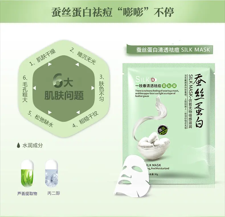 One Spring Silk Whitening Mask 100g — feature 25