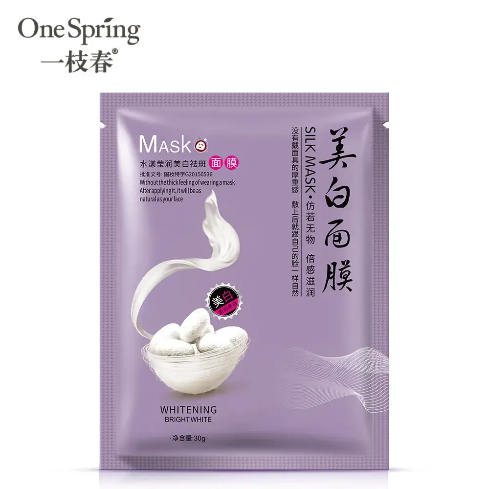 One Spring Silk Whitening Mask 100g - Image 6