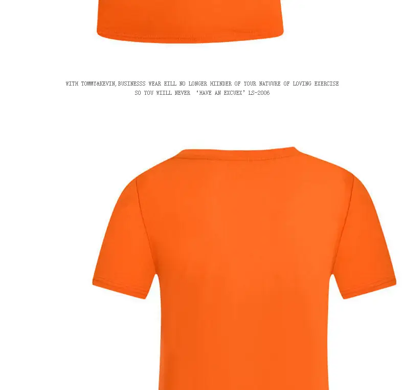 Light Blue Cotton T-Shirt with Custom LOGO — feature 7