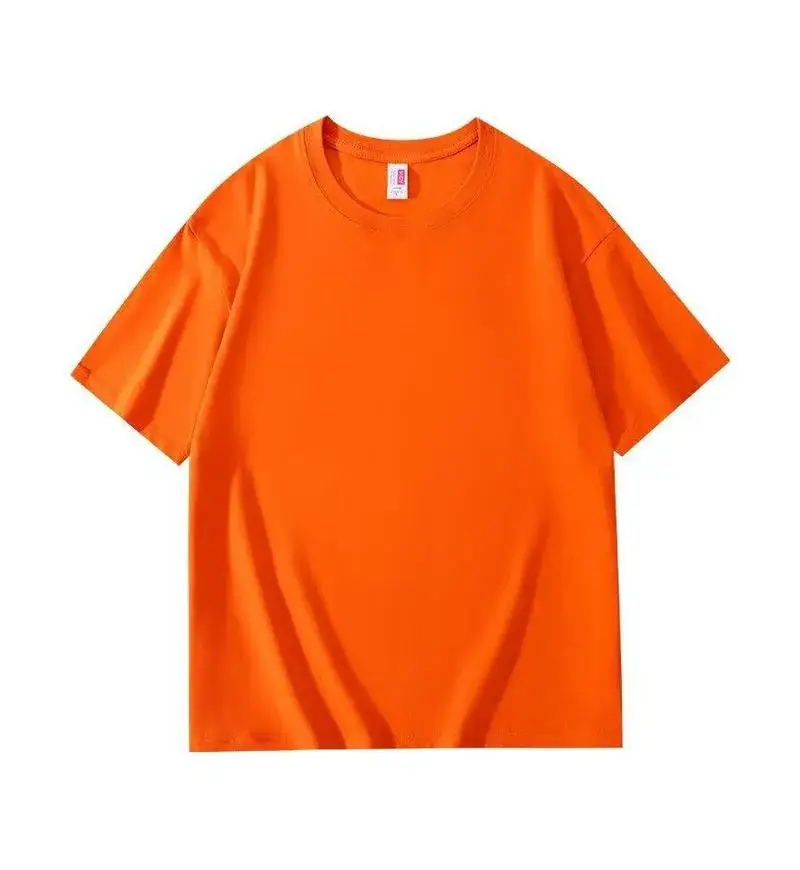 Light Blue Cotton T-Shirt with Custom LOGO - Image 10