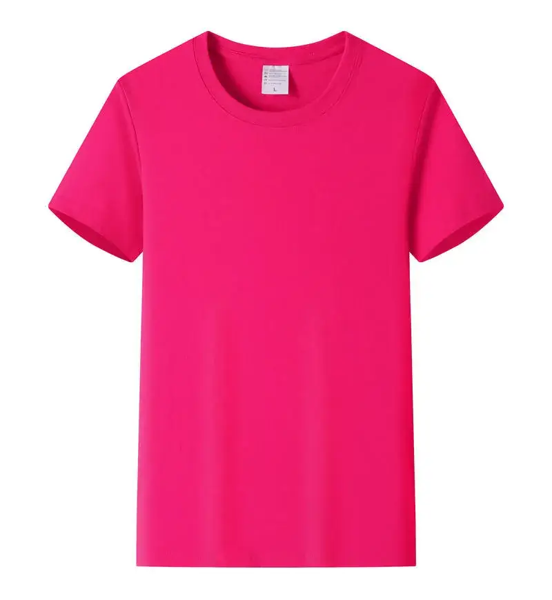 Light Blue Cotton T-Shirt with Custom LOGO - Image 11