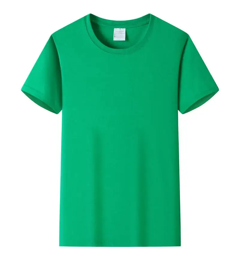 Light Blue Cotton T-Shirt with Custom LOGO - Image 12