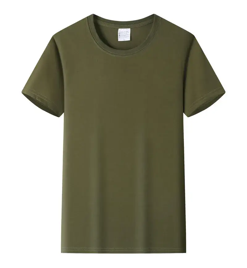 Light Blue Cotton T-Shirt with Custom LOGO - Image 13