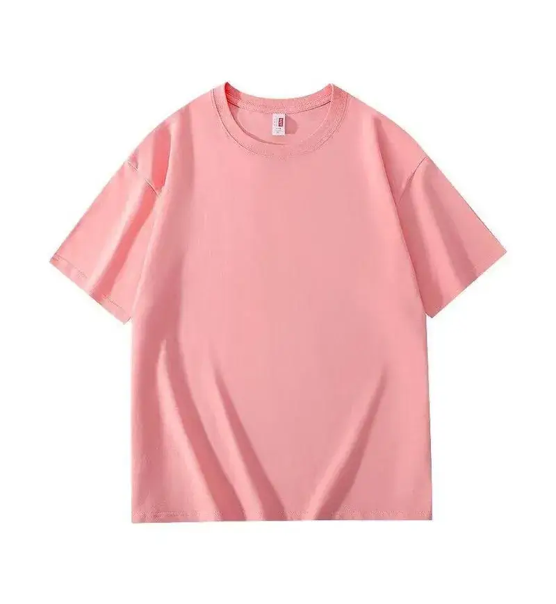 Light Blue Cotton T-Shirt with Custom LOGO - Image 2