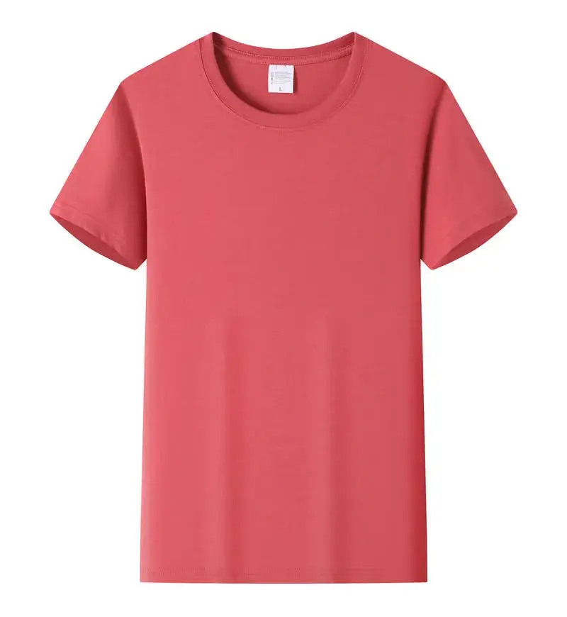 Light Blue Cotton T-Shirt with Custom LOGO - Image 25