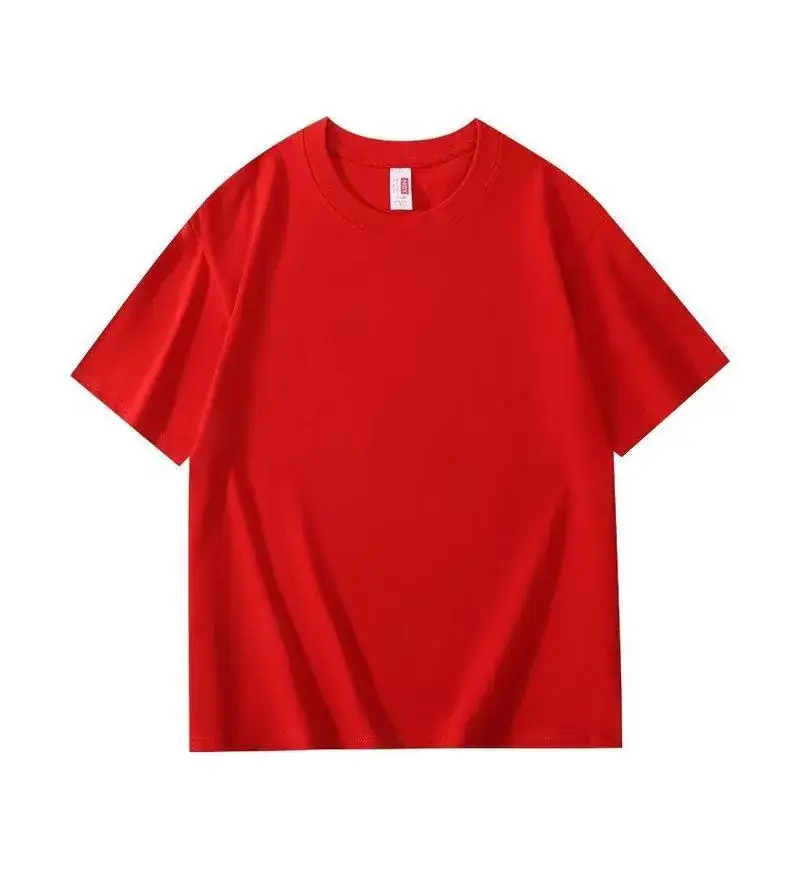 Light Blue Cotton T-Shirt with Custom LOGO - Image 3