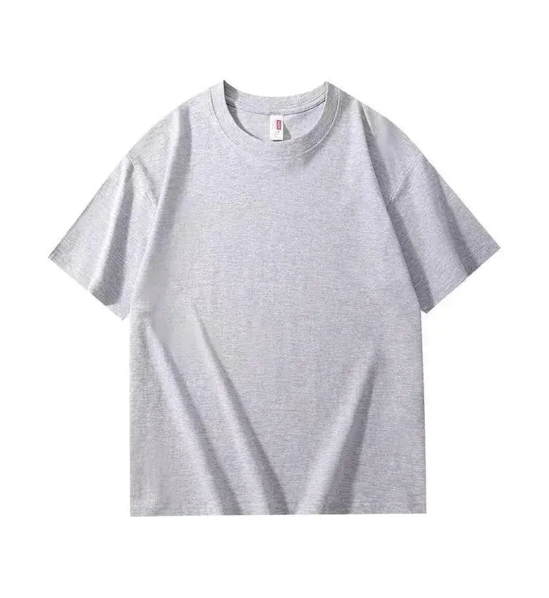 Light Blue Cotton T-Shirt with Custom LOGO - Image 4