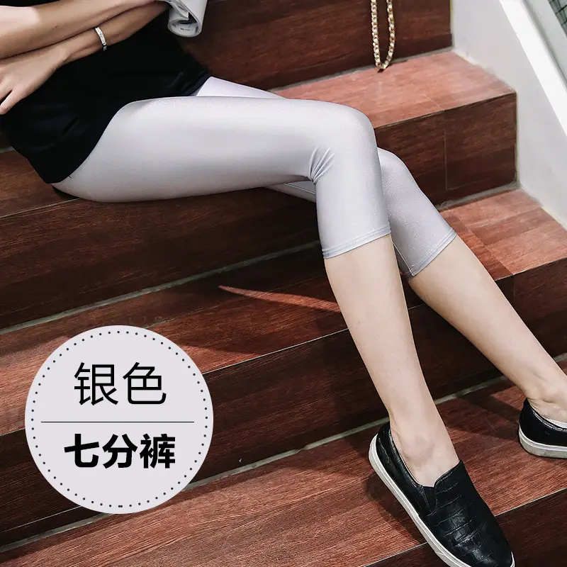Black Slim Fit Stirrup Leggings with Foot Loops - Image 3