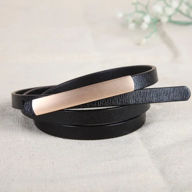Women's Korean Style Decorative Belt Genuine Leather Alloy - Image 3
