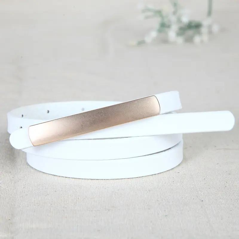 Women's Korean Style Decorative Belt Genuine Leather Alloy - Image 4