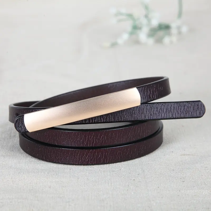 Women's Korean Style Decorative Belt Genuine Leather Alloy - Image 6