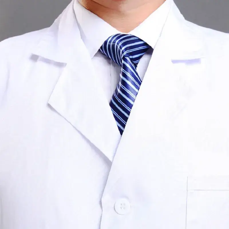 Doctor White Coat Long Sleeve Hospital Workwear - Image 3