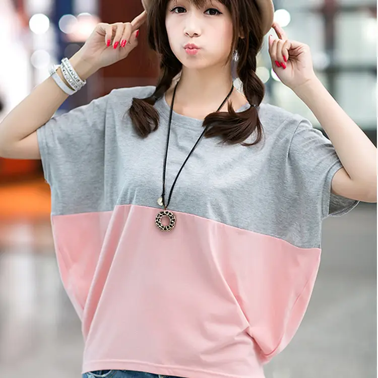 2024 Summer Plus Size Women's White Blue T-Shirt - Image 5