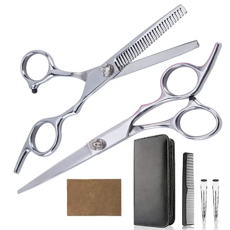 Stainless Steel Hair Scissors for Flat Cut Bangs Wholesale - Image 10