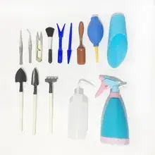 Fleshy Plant Cleaning Brush Small Blue Handle — feature 5