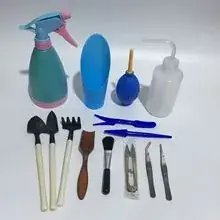 Fleshy Plant Cleaning Brush Small Blue Handle — feature 9