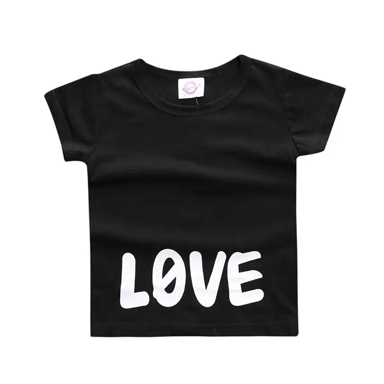 Black T-Shirt for Boys "FOR EV ER" Sunglasses Design - Image 4