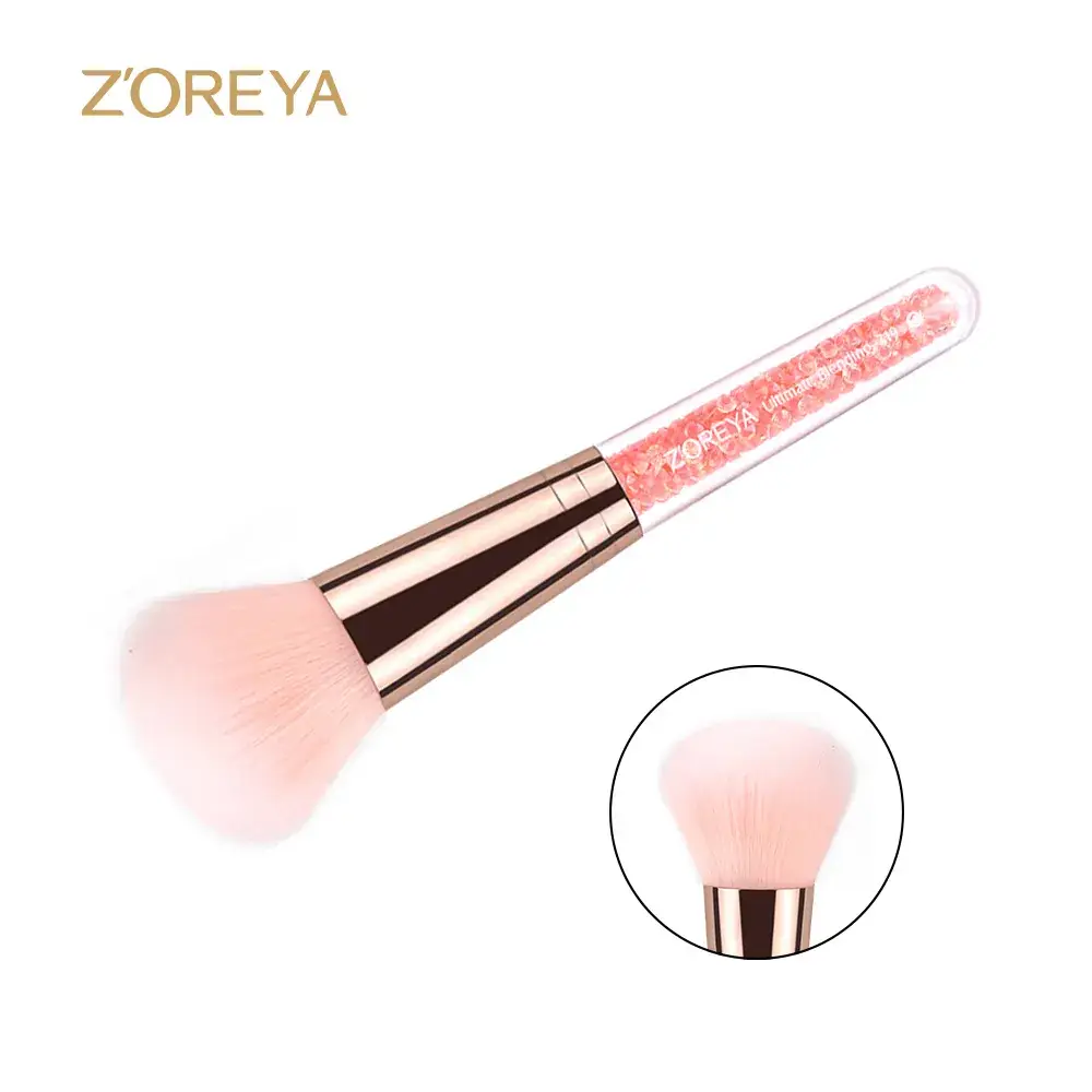 ZOREYA Pink Brush with Nylon Inner Drill Handle - Image 3