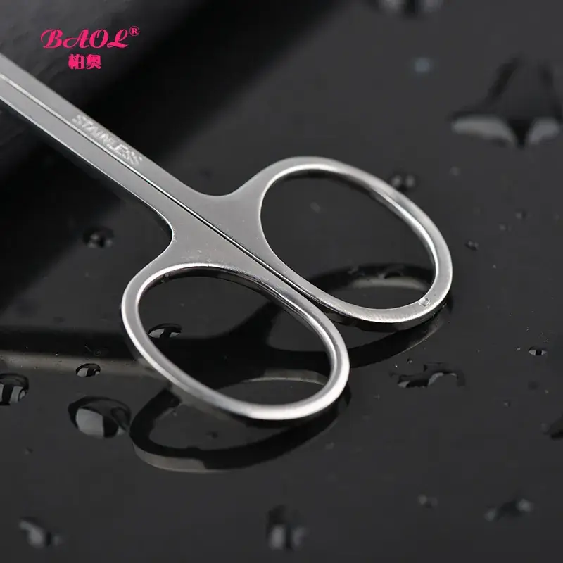 Stainless Steel Nose Hair Scissors Safe Trimmer - Image 4