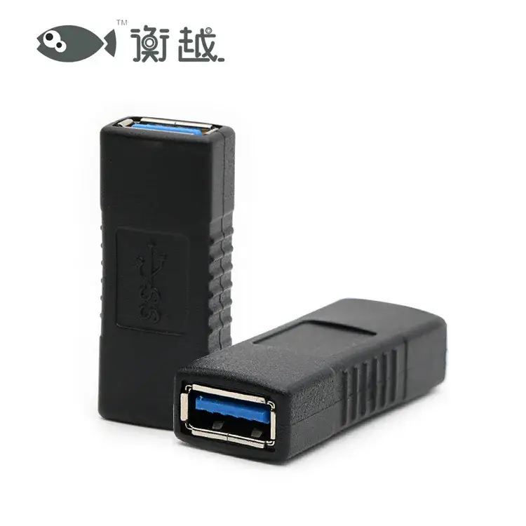 Heng Yue USB3.0 Female to Female Adapter Double Port Extension Head - Image 4