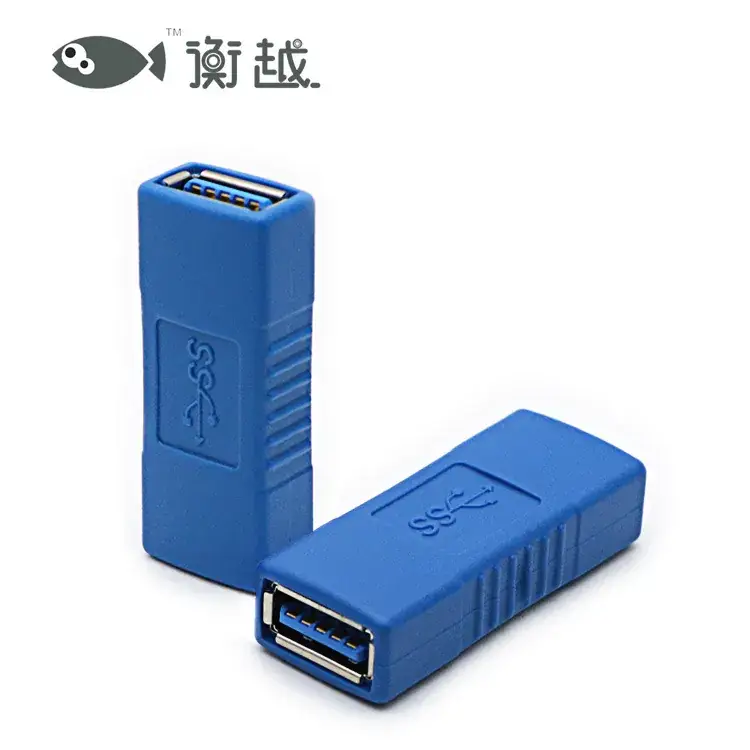 Heng Yue USB3.0 Female to Female Adapter Double Port Extension Head - Image 5