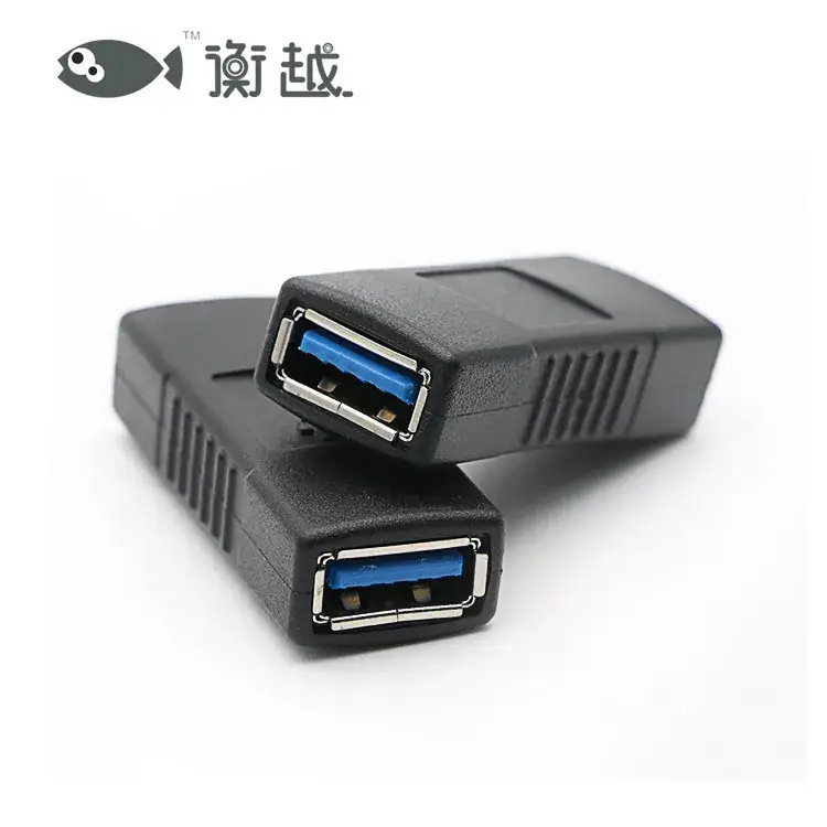 Heng Yue USB3.0 Female to Female Adapter Double Port Extension Head - Image 7