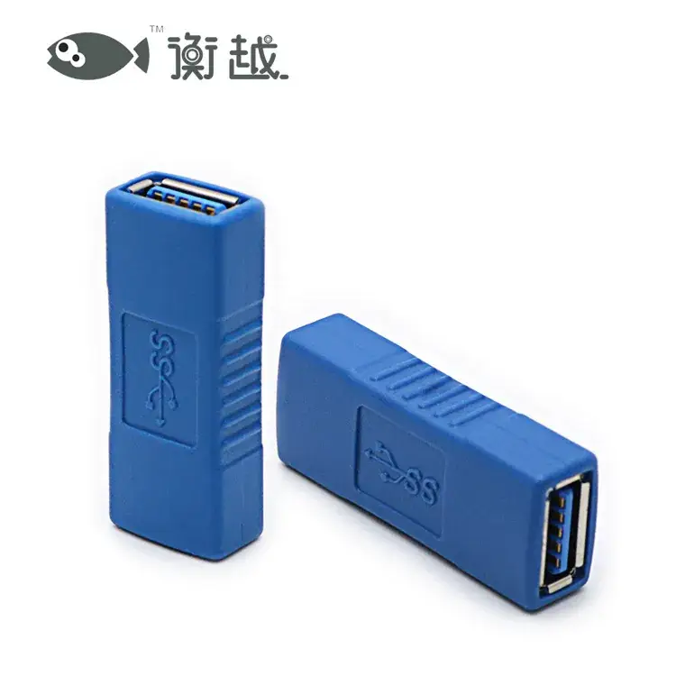 Heng Yue USB3.0 Female to Female Adapter Double Port Extension Head - Image 2