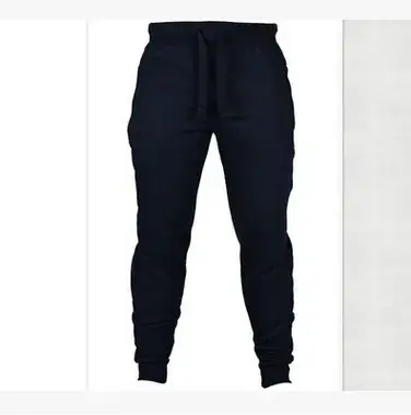 New Men's Black Brushed European Sports Pants - Image 4