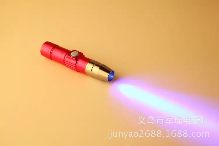 365 Rechargeable Purple LED Flashlight with Banknote Detection — feature 53