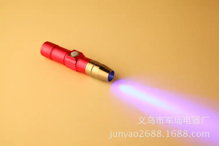 365 Rechargeable Purple LED Flashlight with Banknote Detection — feature 54