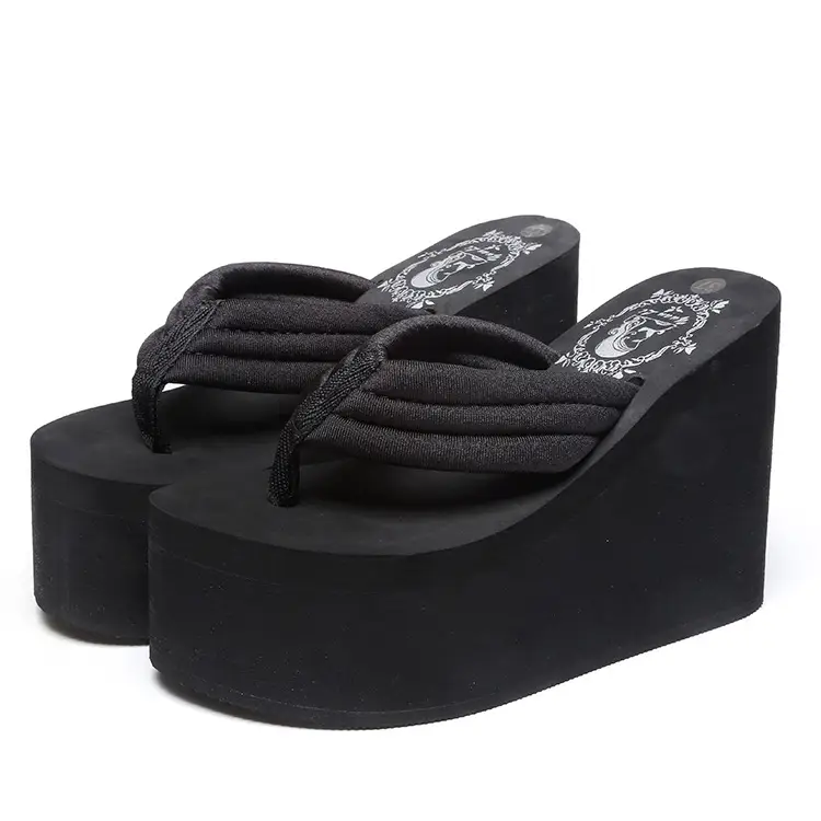 2026 Women's Summer Flip-Flops with Platform Sole, Thick Non-Slip Wear-Resistant Fashionable Versatile Women's Outdoor Sandals