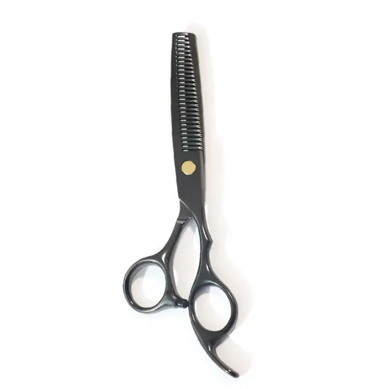 Black Haircut Scissors Set with Thinning Tool - Image 7