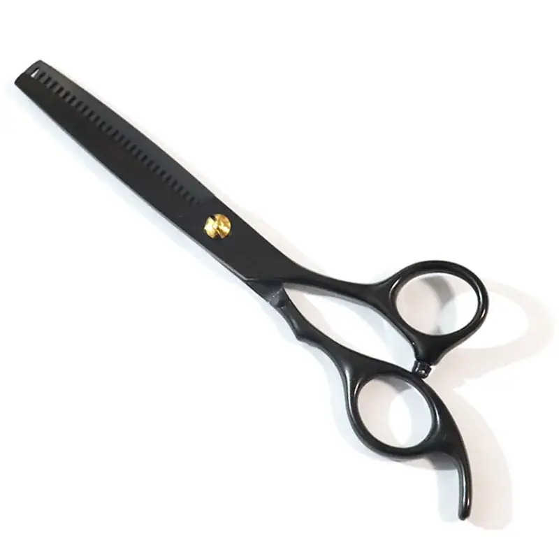 Black Haircut Scissors Set with Thinning Tool - Image 9