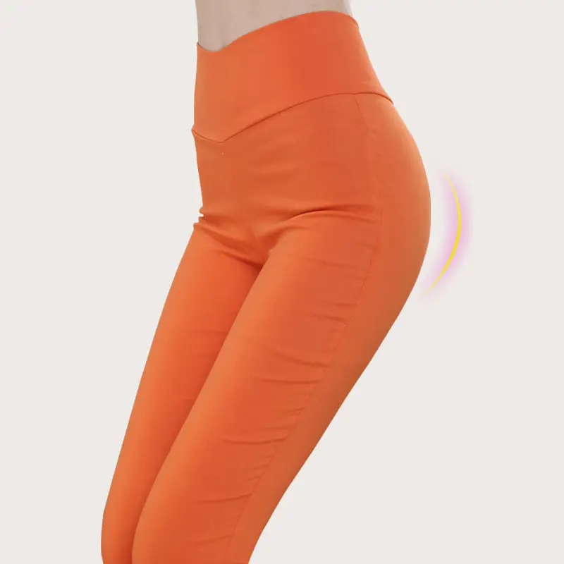 High Waist Coffee Leggings Large Women Spring Autumn - Image 18