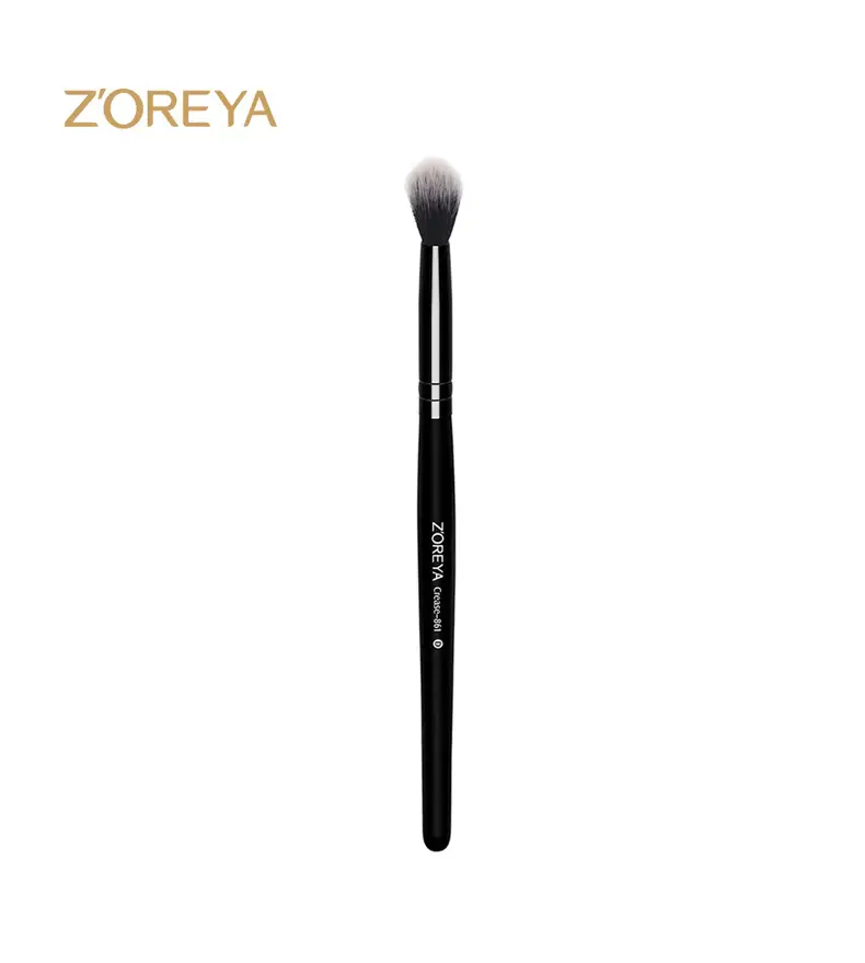 Black Wooden Handle Makeup Brush for Blending Eyeshadow — feature 7