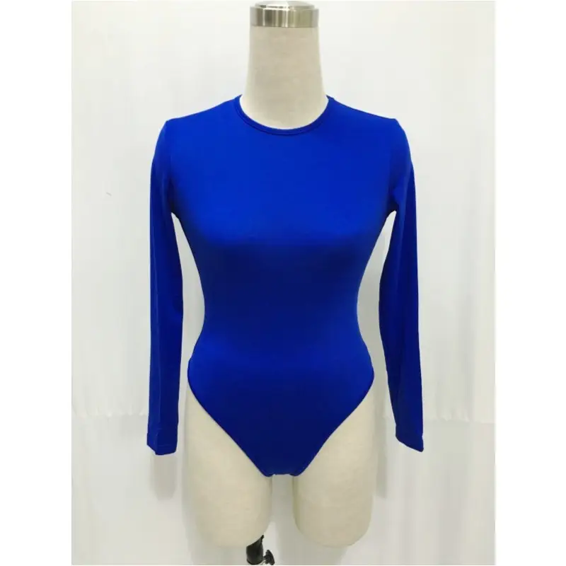 Green Long Sleeve Base Jumpsuit for Women - Image 10
