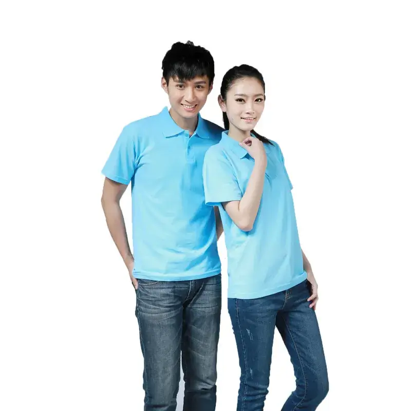 Men's White Polo T-Shirt Short Sleeve Mercerized Cotton