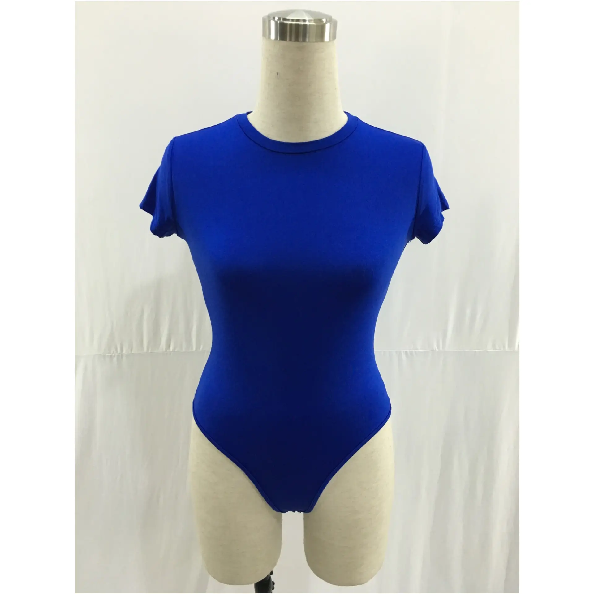 Red Short Sleeve One-Piece Body Suit for Women - Image 5