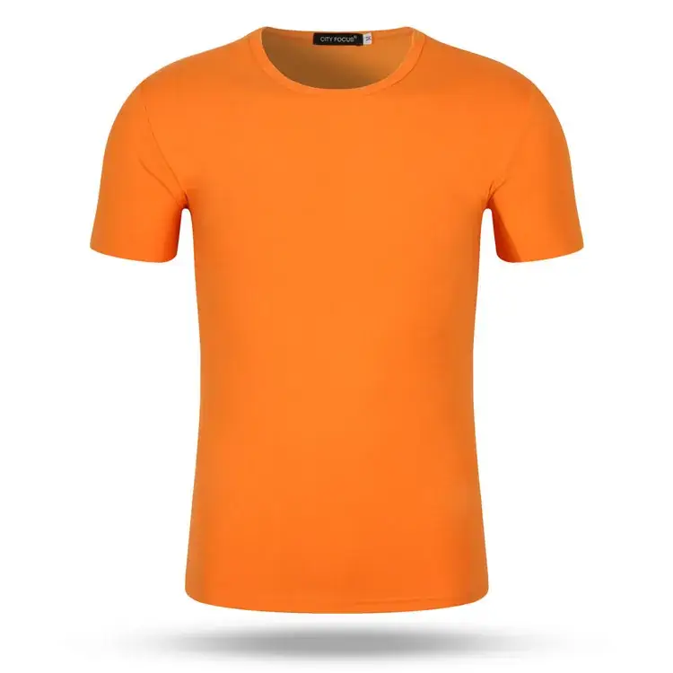 Red Round Neck Short Sleeve T-Shirt for Men Women - Image 6